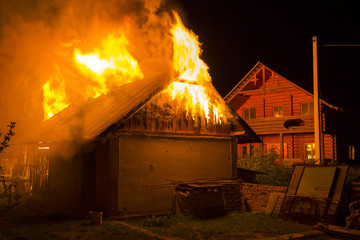 house fire