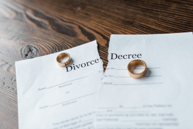 divorce decree ripped up